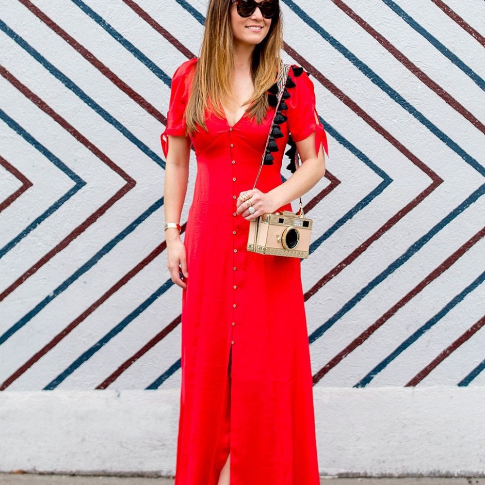 Red express dress